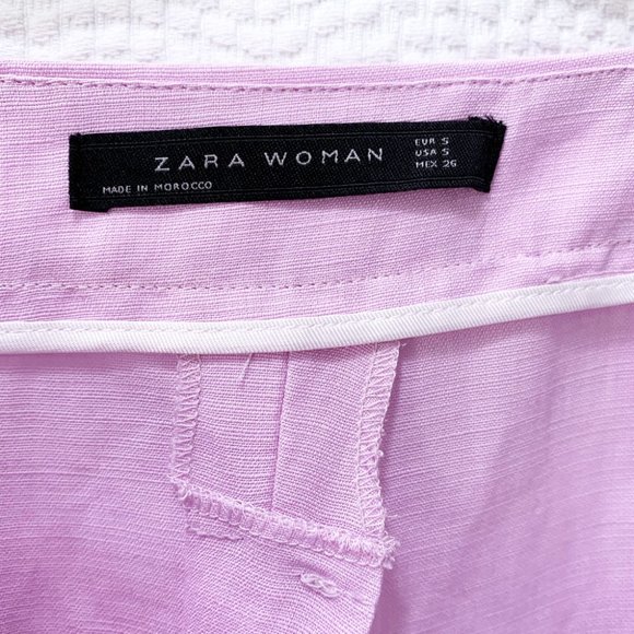 Zara Linen A-Line Skirt - Picture 6 of 6